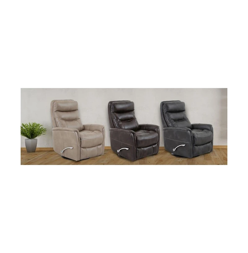 Parker Living Gemini - Truffle Swivel Glider Recliner
