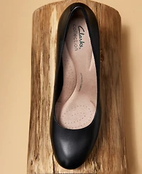 Clarks Women's Bayla Skip Slip-On Platform Dress Pumps