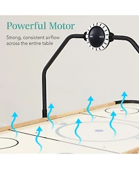Best Choice Products 54in Air Hockey Game Table w/ Led Lights, Scoreboard, Powerful Motor