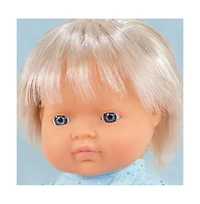 Miniland My Friends and Me Collection Baby Boy Doll with Blonde Hair