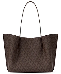 Michael Kors Emilia Extra Large East West Zip Pocket Tote Bag