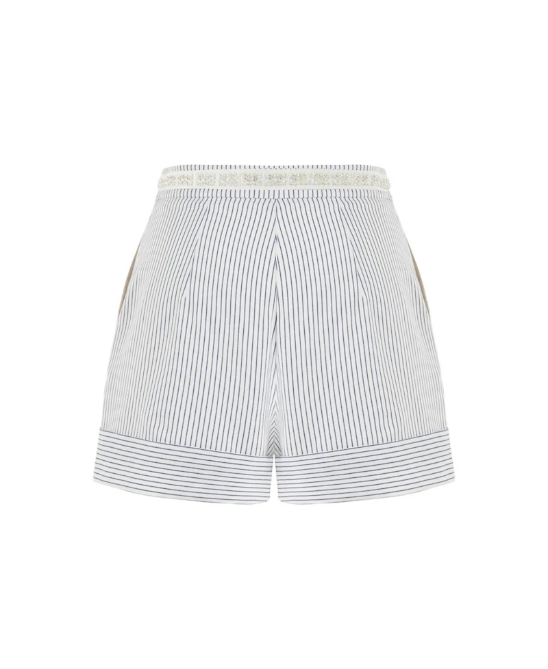 Nocturne Women's Striped Shorts