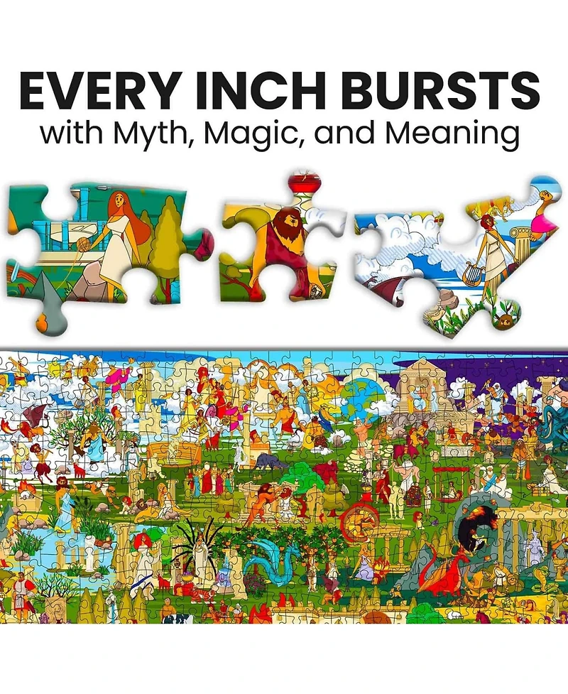 Quokka 1000 Piece Puzzle for Adults Ancient Myths and Legends with Secret Tasks & Audio Story