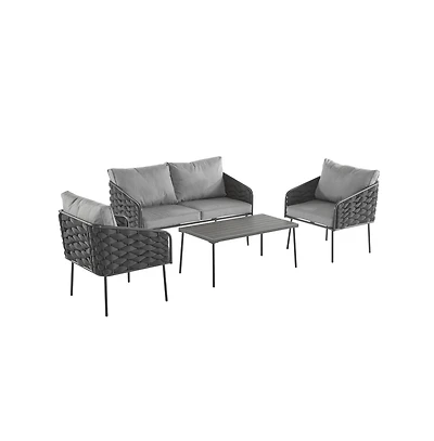 Chic Crate-Modern Outdoor Patio Furniture Set
