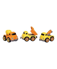 Small World Toys Construction Tailgate Trio - Set of 3