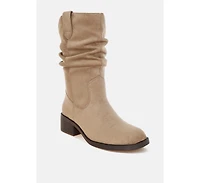 London Rag Ottawa Slouchy Cowboy Boots Women