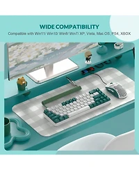60% Rgb Gaming Keyboard And Mouse Combo - Wired Mechanical Keyboard, 68 Keys Tkl Compact Mini Layout, Up To 6400 Dpi, For Pc Gamer