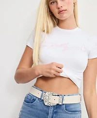 Good American Dolly Classic Crystal Belt