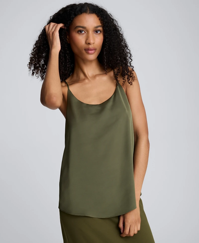 Kenneth Cole Women's Scoop Neck Sleeveless Camisole Top