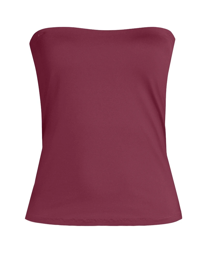 Lands' End Women's Bandeau Tankini Top