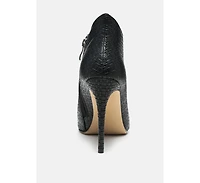 Rag & Co Lolita Woven Texture Stiletto Boot Women