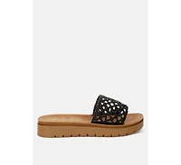 London Rag Sayura Woven Slip-On Sandals Women