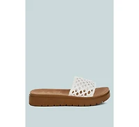 London Rag Sayura Woven Slip-On Sandals Women