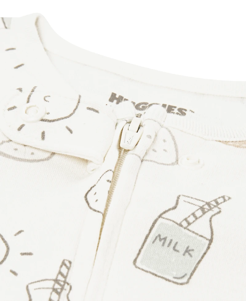 Huggies Baby Boys Full-Zip Sleep and Play Footed Coverall