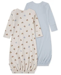 Huggies Baby Boys 2-Pack Long-Sleeve Layette Sleeper Gown
