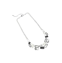 Sohi Dented Geometrical Statement Necklace
