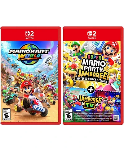 Nintendo Mario Kart World and Super Mario Party Jamboree Bundle