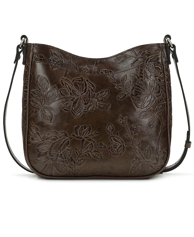 Shop Patricia Nash Emeline Leather Crossbody Bag, Created for