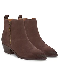 Lucky Brand Women's Ailein Pointed Toe Zipper Ankle Booties