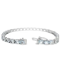Macy's Oval Sapphire Bracelet (11-3/4 ct. t.w.) in Sterling Silver