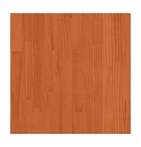 vidaXL Garden Sofa Wax Brown Solid Pine Wood 3-Seater Modular