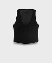 Mango Women's Buttons Suit Vest