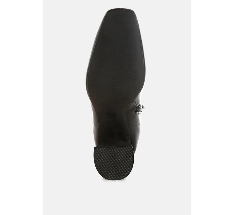 Bruna Square Toe Ankle Boots Women