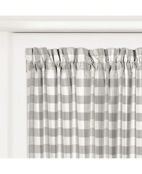 GoodGram Luxurious Turquoise Geometric Shabby 3 Piece Kitchen Curtain Tier & Valance Set