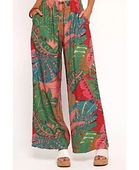 Petal and Pup Women's Charly Wide Leg Pant - Calypso Coral