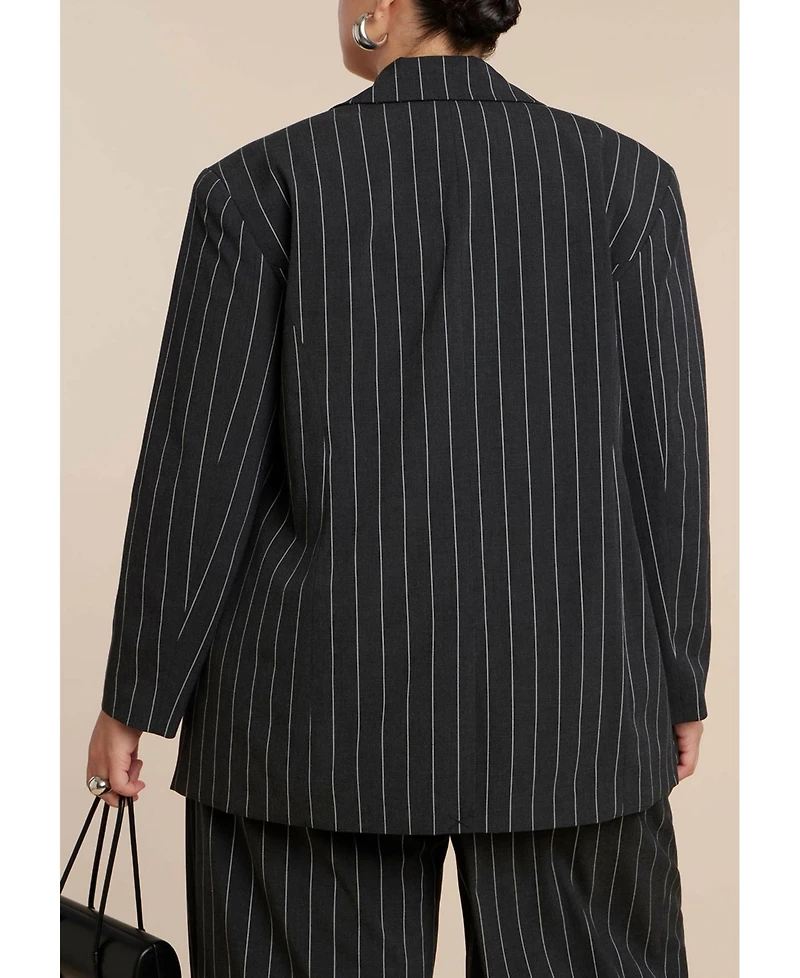 Eloquii Women's Nipped Waist Blazer With Back Adjuster