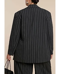 Eloquii Women's Nipped Waist Blazer With Back Adjuster