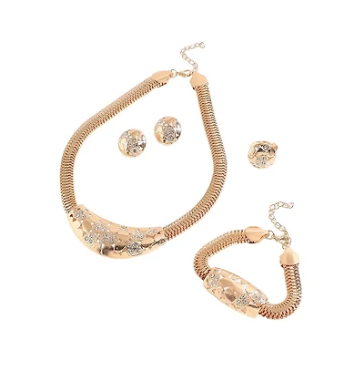 Sohi Gold-Plated Stones Jewellery Set