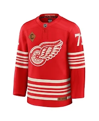 Fanatics Men's Dylan Larkin Red Detroit Wings Centennial Premium Jersey