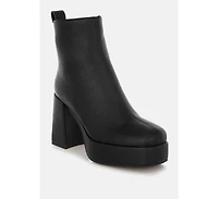 London Rag Poulin Faux Leather Chelsea Boots Women