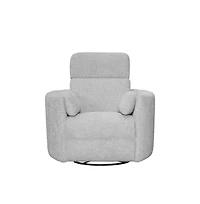 Parker Living Angora Linen Manual Swivel Recliner