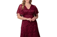 Kiyonna Plus Camille Lace Cocktail Dress