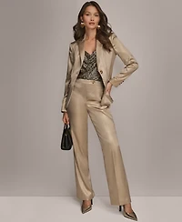 Donna Karan New York Women's Novelty One-Button Blazer