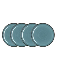 Denby Azure Coupe Dinner Plates, Set of 4