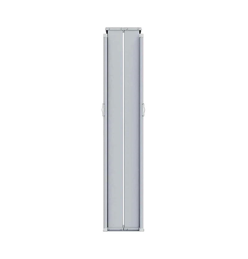vidaXL Side Awning Cream Polyester with Pu coating, Steel, Aluminum Large