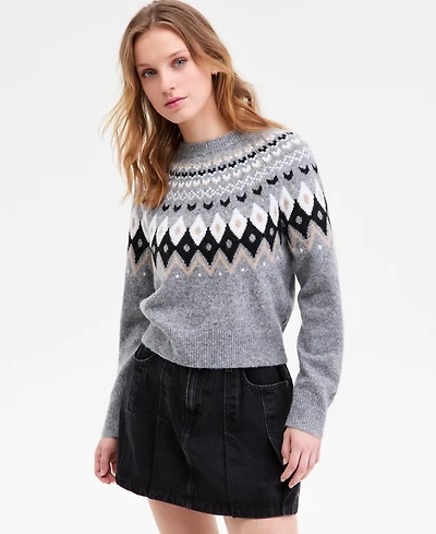 Levi's Women's Lou Fair Isle Crewneck Sweater