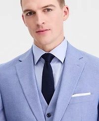 Tommy Hilfiger Men's Modern-Fit Th Flex Stretch Chambray Suit Separates Jacket