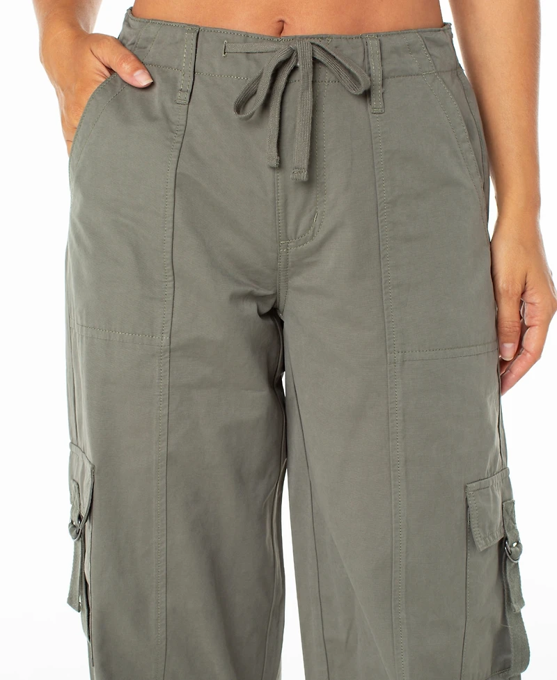 Celebrity Pink Juniors' Drawstring Cargo Utility Pants
