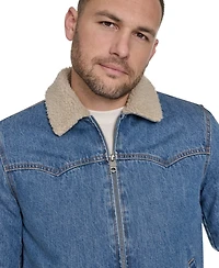 Levi's Men's Denim Western Sherpa Lined Collar Jacket