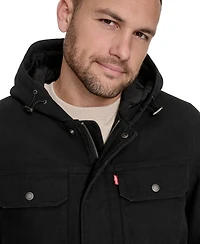 Levi's Men's Cotton Canvas Hood Jacket
