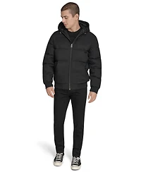 Levi's Men's Quilted Bomber with Hood Jacket
