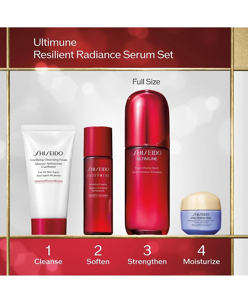 Shiseido 4-Pc. Ultimune Resilient Radiance Serum Set