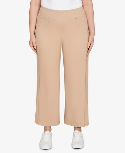Ruby Rd. Plus Embroidered Stretch Pull On Pants