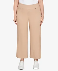Ruby Rd. Plus Embroidered Stretch Pull On Pants