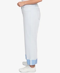 Ruby Rd. Plus Cuffed Pull-On Faux Fly Pants