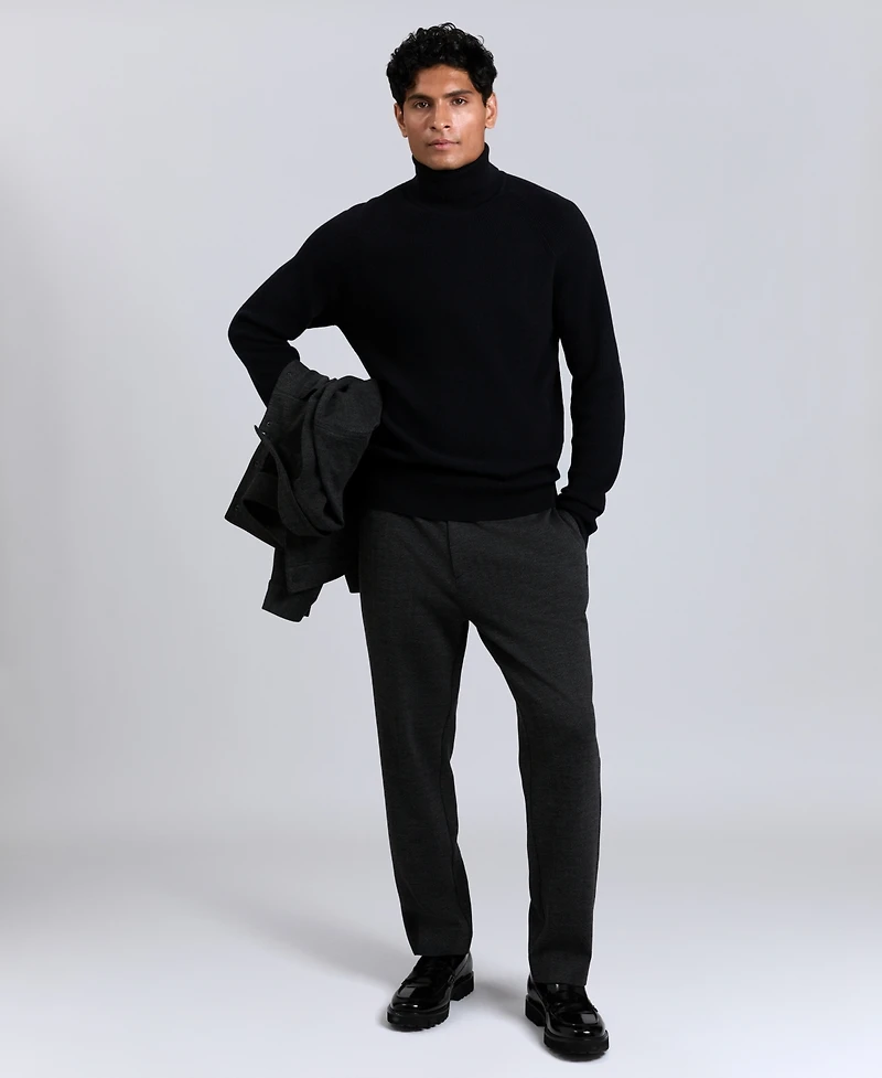 Kenneth Cole Men's Fold Over Turtleneck Sweater